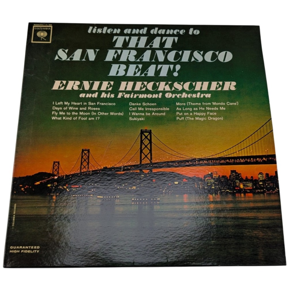 Ernie Heckscher That San Francisco Beat LP Mono 1963 US CL 2086 EX/VG+